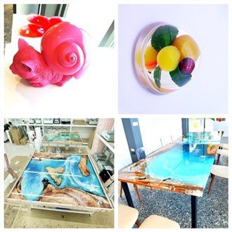 Läbipaistev epoksiid jõelaua valmistamiseks